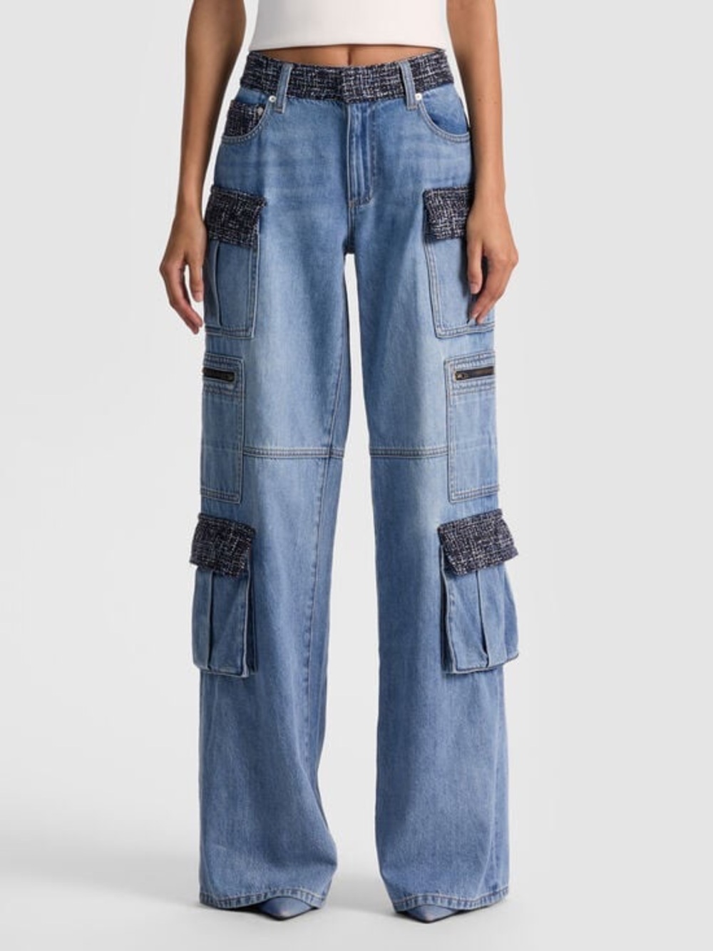 Alice + Olivia CAY CARGO JEAN